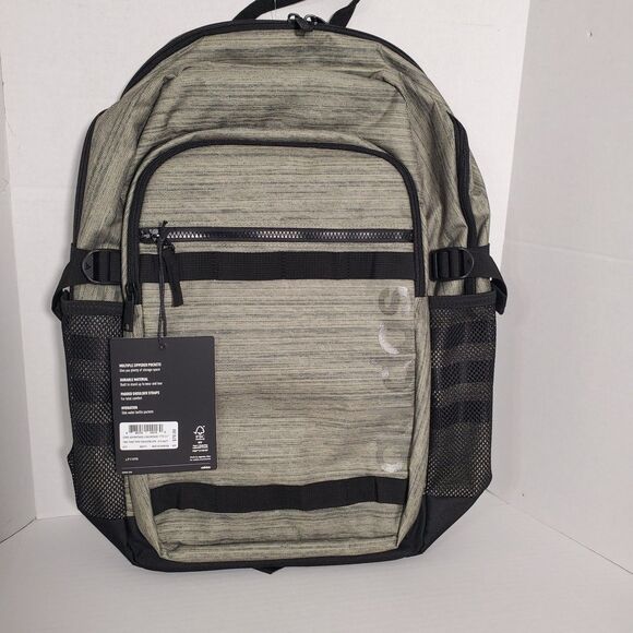 Adidas Core Advantage 4 Backpack Two Tone Green/Black Laptop School Bag NWT - Picture 1 of 14